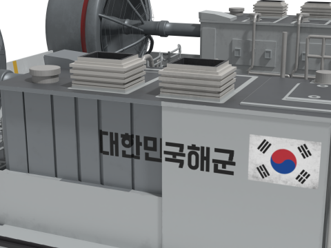 Korea Hovercraft Solgae-class 3D Model