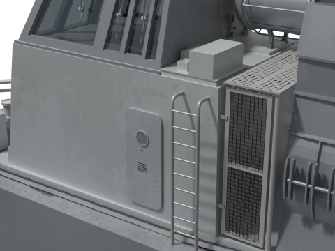 Korea Hovercraft Solgae-class 3D Model