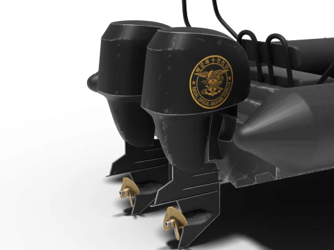 Dierenriem militaire boot en soldaat 3D Model