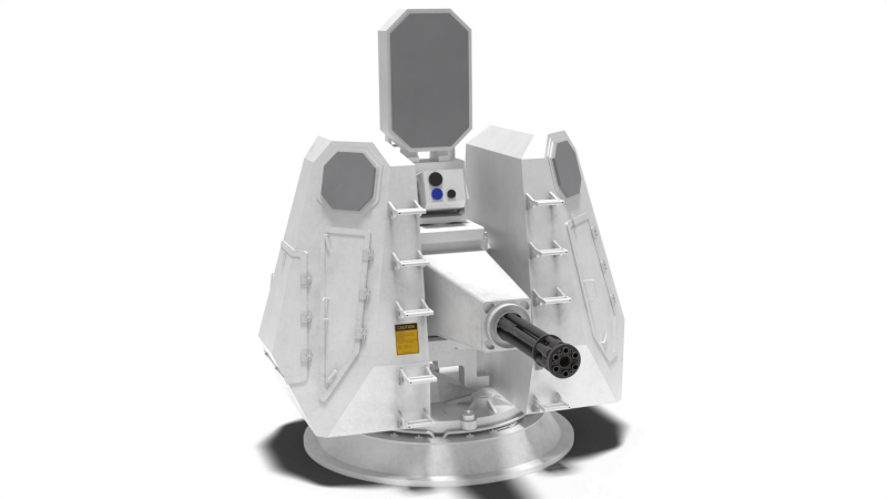Korea CIWS2 3D Model .c4d .max .obj .3ds .fbx .stl .blend 
