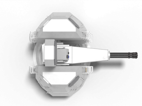 Korea CIWS2 3D Model
