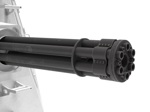 Korea CIWS2 3D Model