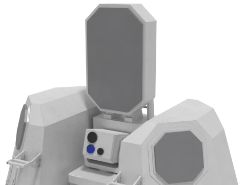 Korea CIWS2 3D Model