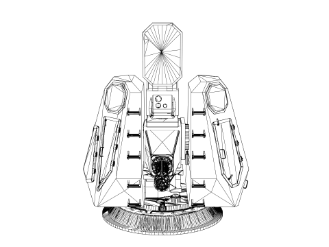 Korea CIWS2 3D Model