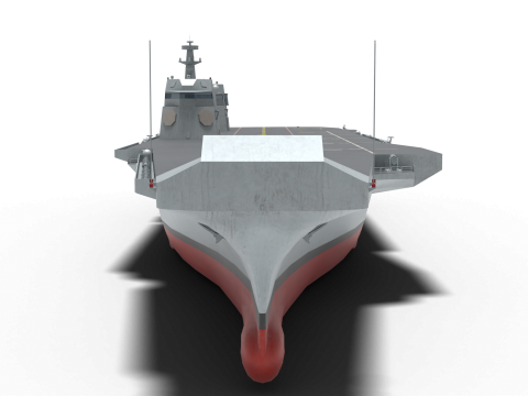 Korea Light aircraft carrier CVX 3D 모델