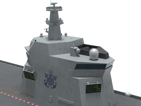 Korea Light aircraft carrier CVX 3D 모델