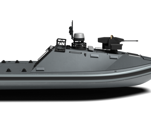 USV Unmanned Surface Vehicle Haegeom-5 3D Модель