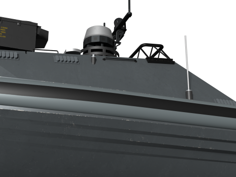 USV Unmanned Surface Vehicle Haegeom-5 3D Модель