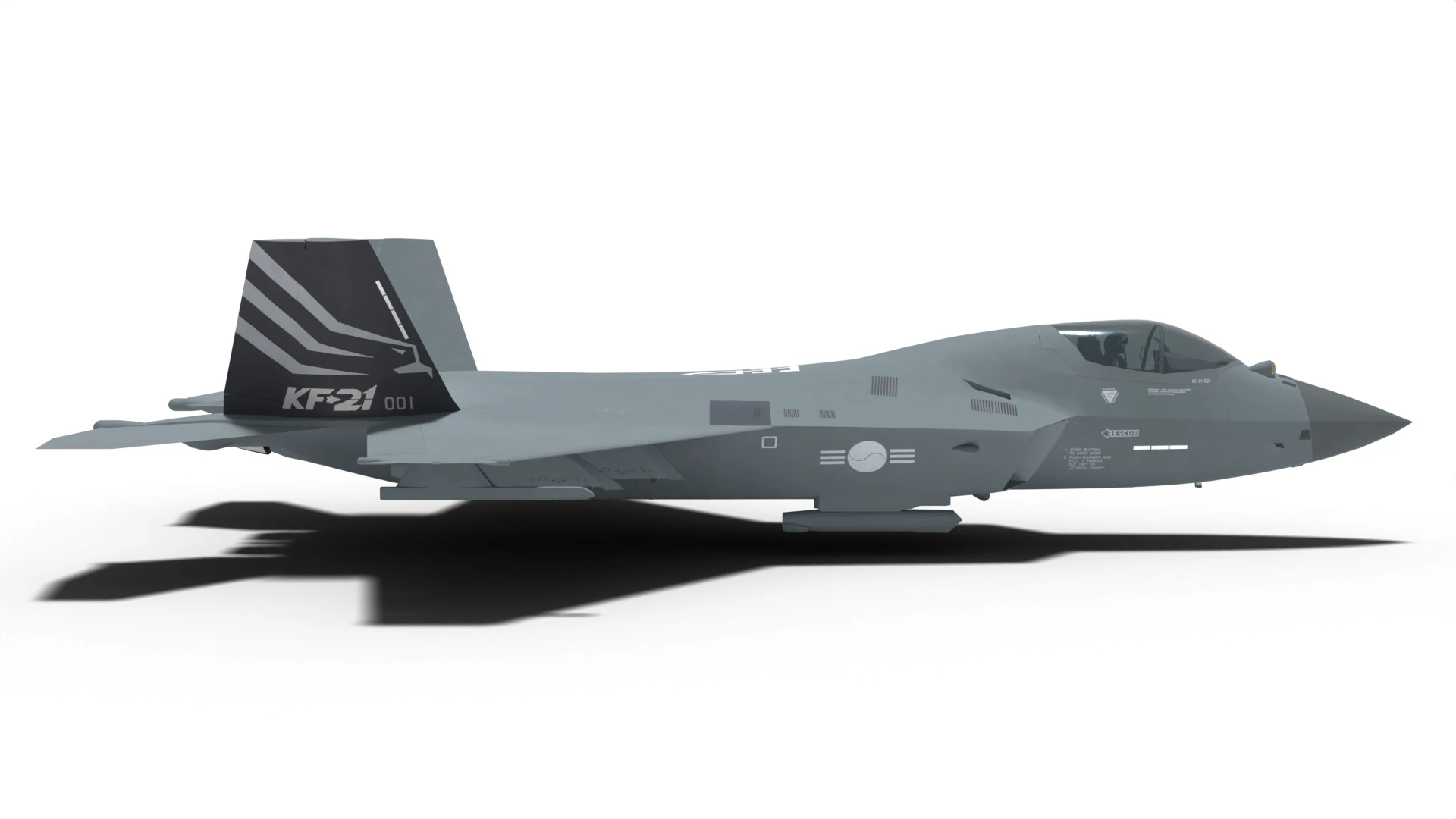 KF-21 unit 1 3D Model .c4d .max .obj .3ds .fbx .stl .blend 