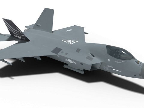 KF-21 unit 1 Modelo 3D
