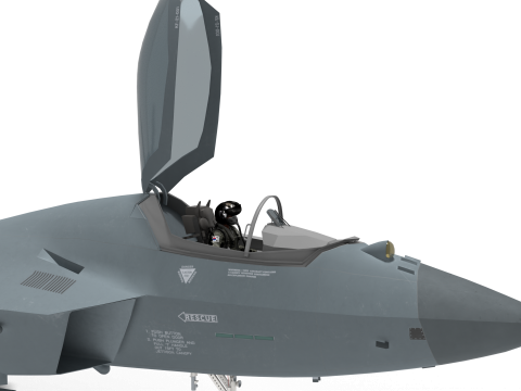 KF-21 unit 1 Modelo 3D