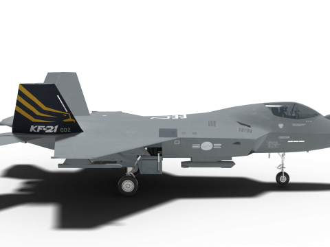 Korea KF-21 unit 2 3Dモデル