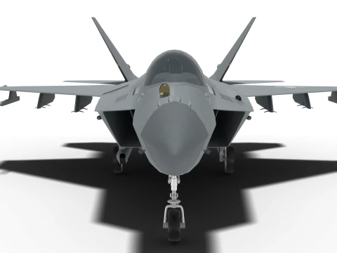 Korea KF-21 unit 2 3D Model