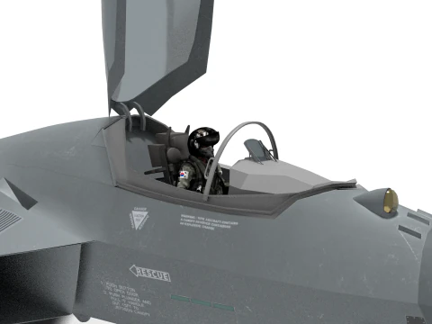 Korea KF-21 unit 2 3D Model