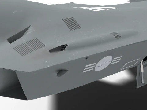 Korea KF-21 unit 2 3D Model