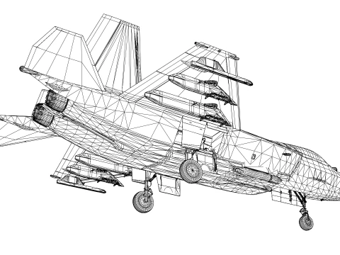 Korea KF-21 unit 2 3D Model