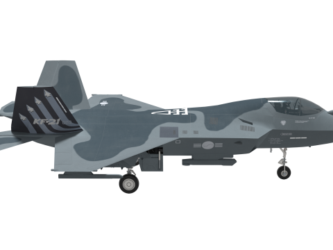 Korea KF-21 unit 3 Modelo 3D