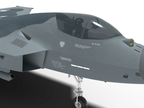 Korea KF-21 unit 3 Modelo 3D
