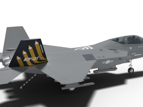 Korea KF-21 unit4 double seat 3Dモデル