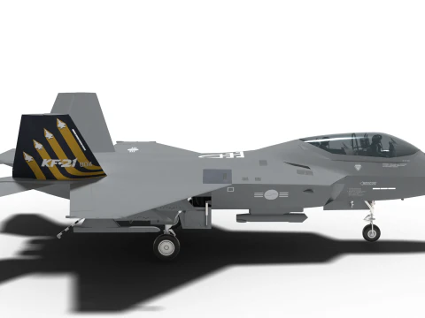 Korea KF-21 unit4 double seat 3D Model