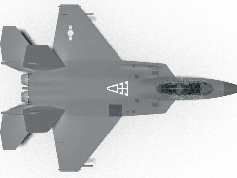 Korea KF-21 unit4 double seat 3D Model
