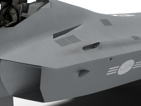 Korea KF-21 unit4 double seat 3D 모델