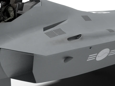 Korea KF-21 unit4 double seat 3D Model