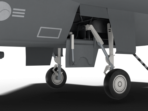 Korea KF-21 unit4 double seat 3D 모델