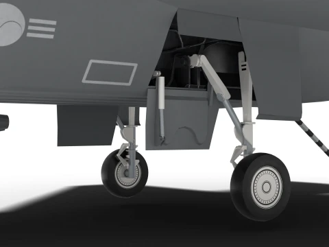 Korea KF-21 unit4 double seat 3D Model