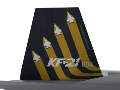 Korea KF-21 unit4 double seat 3D 모델