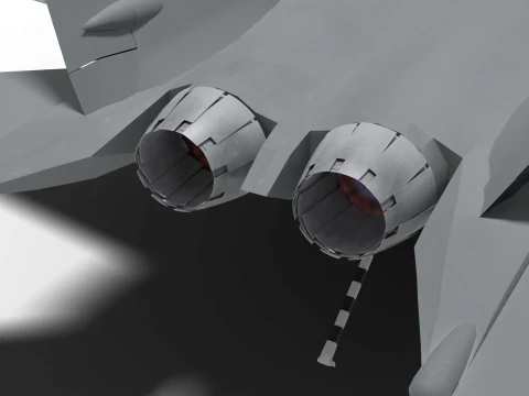 Korea KF-21 unit4 double seat 3D Model