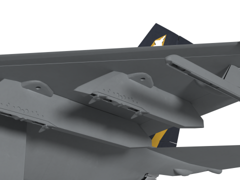 Korea KF-21 unit4 double seat 3D 모델