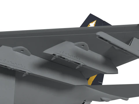 Korea KF-21 unit4 double seat 3D Model
