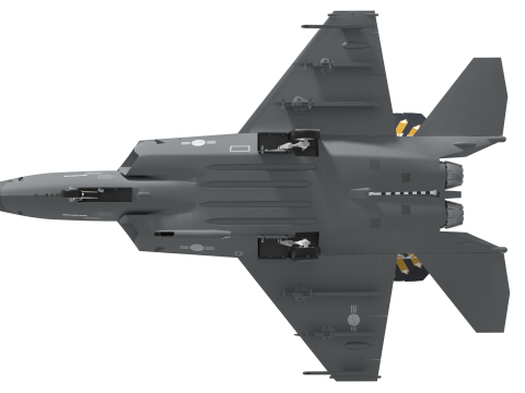 Korea KF-21 unit4 double seat 3D 모델