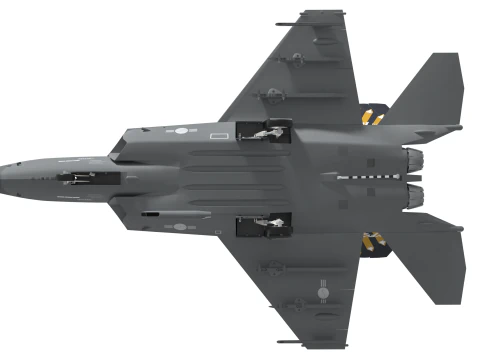 Korea KF-21 unit4 double seat 3D Model