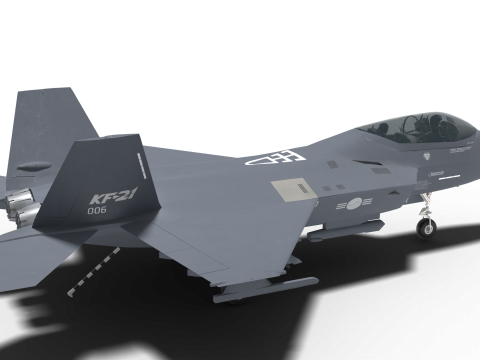 Korea KF-21 unit6 double-seat 3D Model
