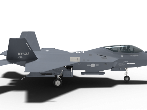 Korea KF-21 unit6 double-seat 3Dモデル