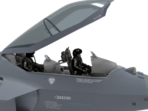 Korea KF-21 unit6 double-seat 3Dモデル