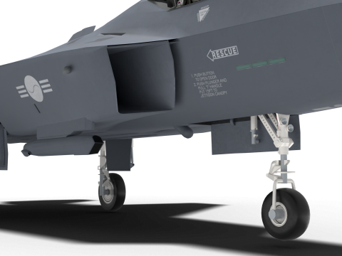 Korea KF-21 unit6 double-seat 3Dモデル