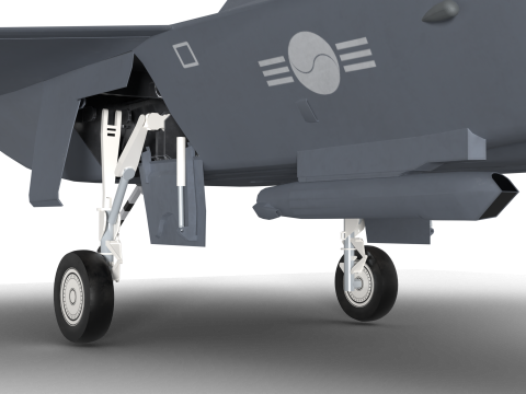 Korea KF-21 unit6 double-seat 3Dモデル