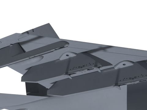 Korea KF-21 unit6 double-seat 3Dモデル