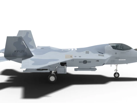 韓国 KF-21 5号機 3Dモデル