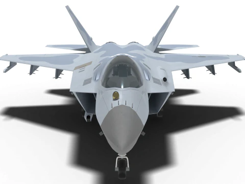 韓国 KF-21 5号機 3Dモデル