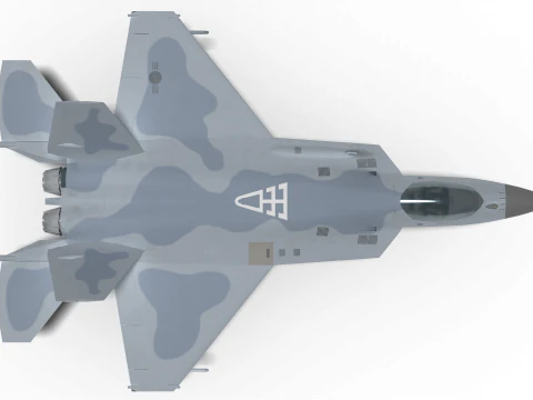 韓国 KF-21 5号機 3Dモデル