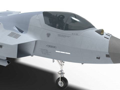 Korea KF-21 unit 5 3Dモデル