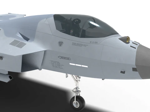 韓国 KF-21 5号機 3Dモデル