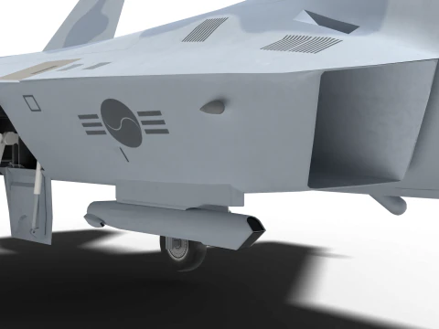 韓国 KF-21 5号機 3Dモデル