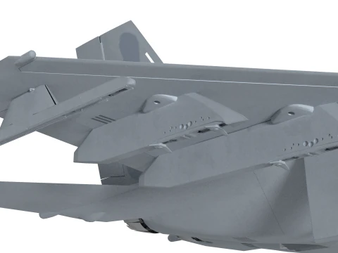 韓国 KF-21 5号機 3Dモデル