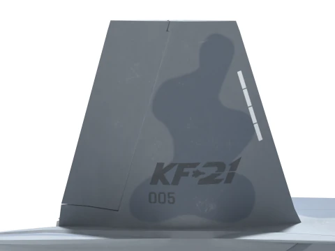韓国 KF-21 5号機 3Dモデル