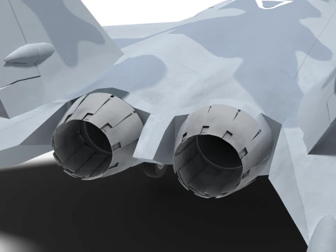 韓国 KF-21 5号機 3Dモデル